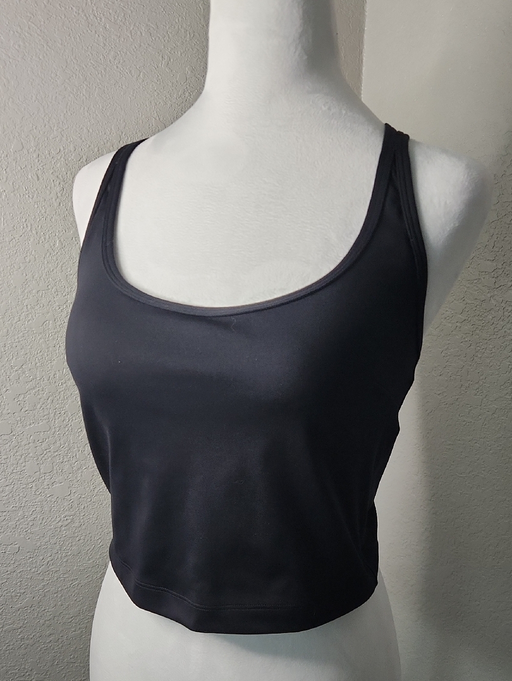 all in motion Black Scoop Sports Bra Long Line Tank